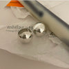 Wholesale Jewelry S925 Sterling Silver Geometric Style Retro Round Spherical Electroplated Women's Earrings