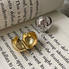 Wholesale Jewelry S925 Sterling Silver Geometric Style Retro Round Spherical Electroplated Women's Earrings