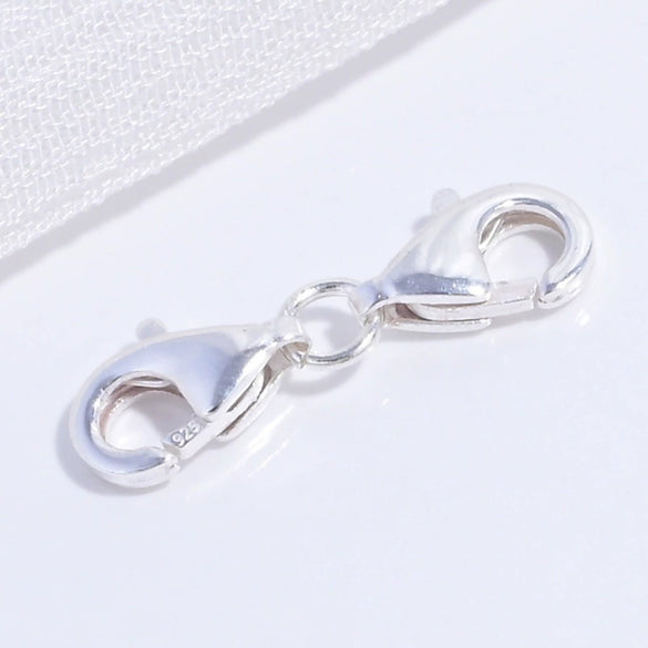 Wholesale Jewelry S925 Sterling Silver Lobster Clasp Electroplated Connecting Buckle Accessories