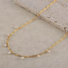 Wholesale Jewelry S925 Sterling Silver Natural Freshwater Pearl Pendant Necklace With Geometric Design And Electroplating For Women