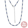 Wholesale Jewelry S925 Sterling Silver Necklace With Geometric Pattern And Electroplating Treatment
