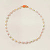 Wholesale Jewelry S925 Sterling Silver Neon Natural Cultured Pearl Dopamine Color Rice Beads Necklace Bracelet