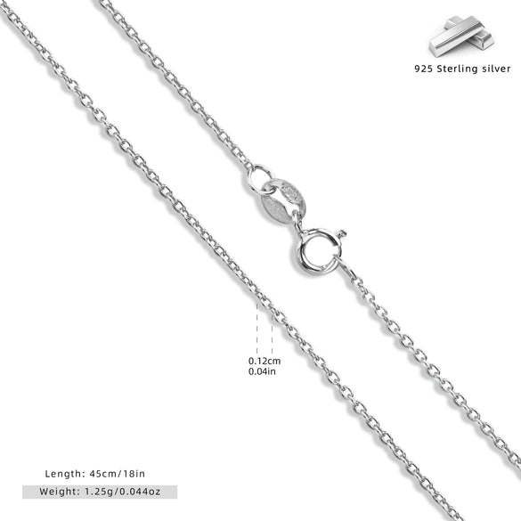 Wholesale Jewelry S925 Sterling Silver Simple Ushape Clavicle Chain Electroplated