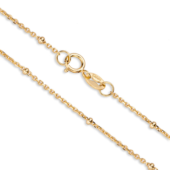 Wholesale Jewelry S925 Sterling Silver Simple Ushape Clavicle Chain Electroplated