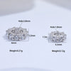 Wholesale Jewelry S925 Sterling Silver Zircon Inlaid Gear Pattern Round Beads Handmade Diy Beaded Material Accessories
