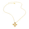 Wholesale Jewelry Sea Wind Pearl Conch Sea Star Copper 18K Gold Plated Necklace For Women