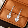 Wholesale Jewelry Set Copper Heartshaped With Zircon And Mixed Gem Inlay For Women Love Pattern