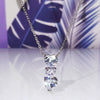 Wholesale Jewelry Set Copper Mixed Gem Inlay Heart Love Water Drops Bell Zircon Ochain Women's Necklace Earrings Ring
