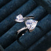 Wholesale Jewelry Set Copper Mixed Gem Inlay Heart Love Water Drops Bell Zircon Ochain Women's Necklace Earrings Ring