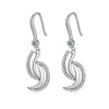 Wholesale Jewelry Set Copper Ochain Earrings And Necklace With Artificial Zircon Pendants And Geometric Pattern Simple Style Unisex And Women's