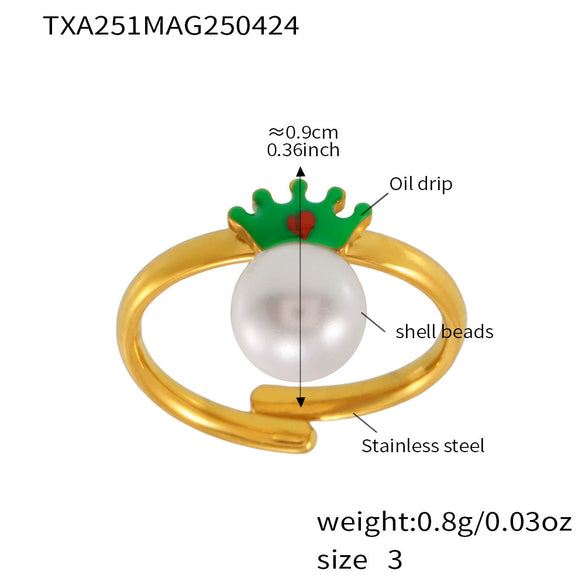 Wholesale Jewelry Set For Women And Kids Fashionable Ferris Wheel Design Stainless Steel And Titanium Steel Electroplated Crown Pendant Necklace Ring Earrings Bracelet