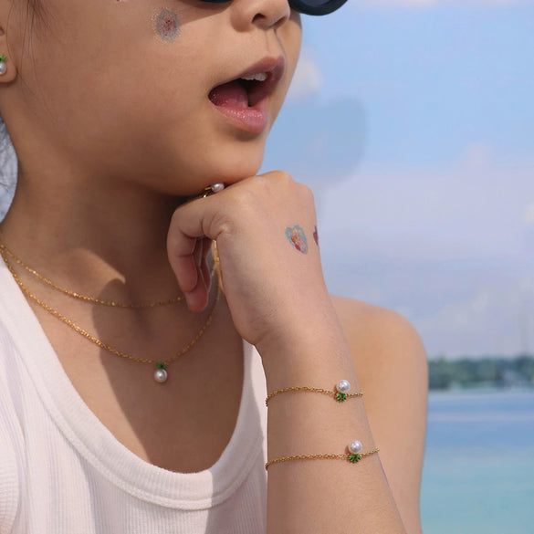 Wholesale Jewelry Set For Women And Kids Fashionable Ferris Wheel Design Stainless Steel And Titanium Steel Electroplated Crown Pendant Necklace Ring Earrings Bracelet
