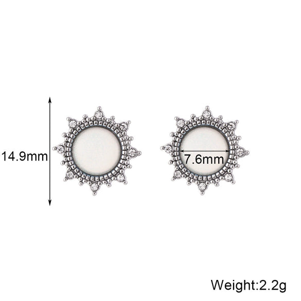 Wholesale Jewelry Set Stainless Steel With Stars Sun Moon Clouds Universe Pattern For Women