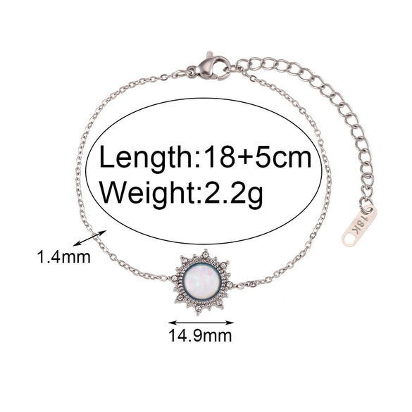 Wholesale Jewelry Set Stainless Steel With Stars Sun Moon Clouds Universe Pattern For Women