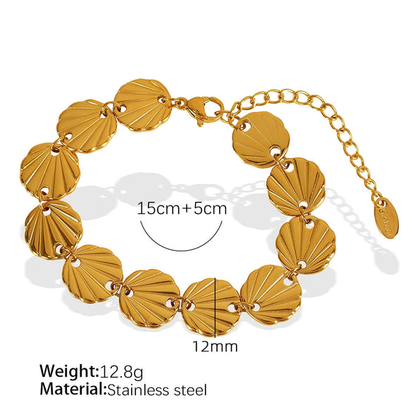 Wholesale Jewelry Set 316L Stainless Steel Earrings And Bracelets Electroplating Fashion Natural Style Unisex And Women's