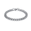 Wholesale Jewelry Set Titanium Steel Geometric Cuban Chain Pattern Polished
