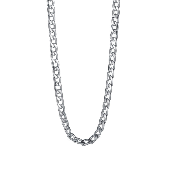 Wholesale Jewelry Set Titanium Steel Geometric Cuban Chain Pattern Polished
