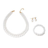 Wholesale Jewelry Set Women's Casual Geometric Fake Pearl Handmade Necklace And Bracelet