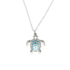 Wholesale Jewelry Shell Enamel Oil Drop Geometric Brass Handmade Pendant Necklace For Women