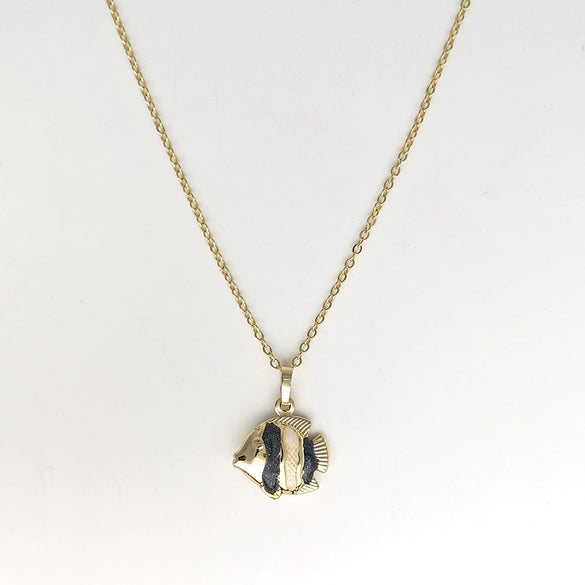 Wholesale Jewelry Shell Enamel Oil Drop Geometric Brass Handmade Pendant Necklace For Women