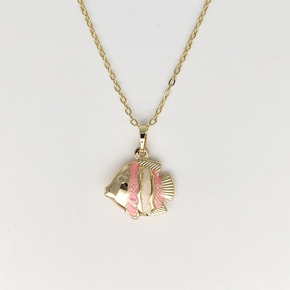 Wholesale Jewelry Shell Enamel Oil Drop Geometric Brass Handmade Pendant Necklace For Women