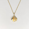 Wholesale Jewelry Shell Enamel Oil Drop Geometric Brass Handmade Pendant Necklace For Women