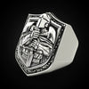 Wholesale Jewelry Shieldshaped Sword Knight Ring Alloy The Crown Geometric Style Unisex Retro