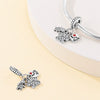 Wholesale Jewelry 225 Silver Animal Dripping Oil Style Diy Pendant Accessories Bracelet