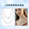 Wholesale Jewelry 925 Silver Clavicle Chain Geometric Style Electroplated