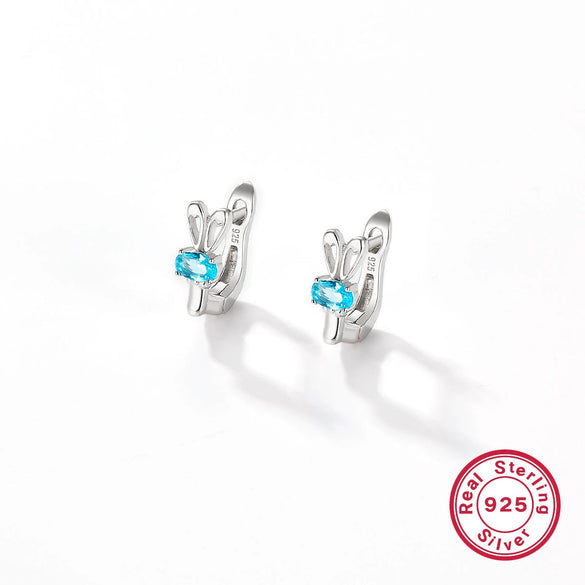 Wholesale Jewelry 925 Silver Earrings Necklace Set Cute Animal Style With Inlaid Zircon Heart Pendant