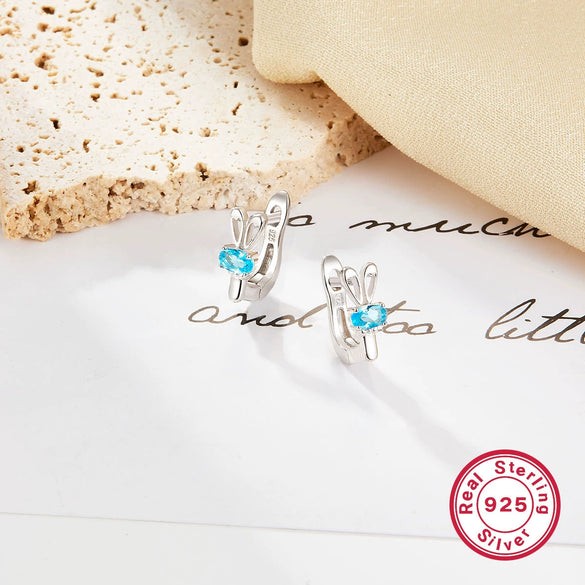 Wholesale Jewelry 925 Silver Earrings Necklace Set Cute Animal Style With Inlaid Zircon Heart Pendant