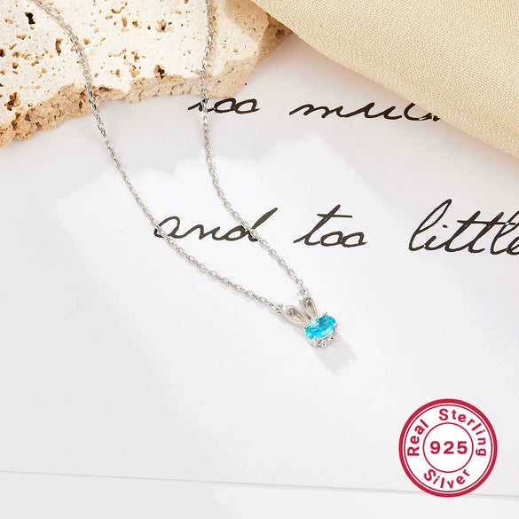 Wholesale Jewelry 925 Silver Earrings Necklace Set Cute Animal Style With Inlaid Zircon Heart Pendant