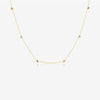Wholesale Jewelry Silver Electroplated Hanging Long Chain Necklace With Cross Pattern