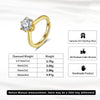 Wholesale Jewelry Silver Geometric Diamond Ring With Electroplating For Women