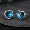 Wholesale Jewelry Silver Geometric Electroplated Necklace And Ring For Women