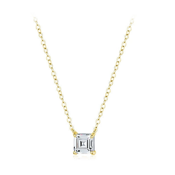 Wholesale Jewelry Silver Geometric Style Set With Precious Stones Clavicle Chain Necklace Earrings Ring
