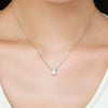 Wholesale Jewelry Silver Geometric Style Set With Precious Stones Clavicle Chain Necklace Earrings Ring