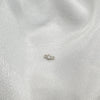 Wholesale Jewelry Silver 925 Inlaid Zircon Double Hanging Round Diy Semi Finished Bracelet Necklace Connecting Piece Material