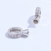 Wholesale Jewelry Silver Leg Buckle Handmade Zirconia Adjustable Clasp For Bracelet And Necklace