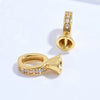 Wholesale Jewelry Silver Leg Buckle Handmade Zirconia Adjustable Clasp For Bracelet And Necklace