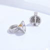 Wholesale Jewelry Silver Leg Buckle Handmade Zirconia Adjustable Clasp For Bracelet And Necklace