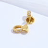 Wholesale Jewelry Silver Leg Buckle Handmade Zirconia Adjustable Clasp For Bracelet And Necklace