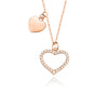 Wholesale Jewelry Silver 925 Love Clavicle Chain With Geometric Pattern For Women