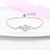 Wholesale Jewelry Silver Plated Electroplated Magic Eye Sunflower Horseshoe Bracelet For Women