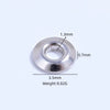 Wholesale Jewelry Silver Round Pearl Spacer Electroplated Necklace Accessories