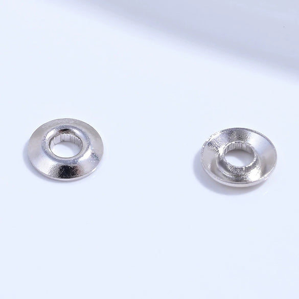 Wholesale Jewelry Silver Round Pearl Spacer Electroplated Necklace Accessories