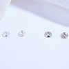 Wholesale Jewelry Silver Round Pearl Spacer Electroplated Necklace Accessories