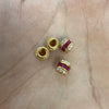 Wholesale Jewelry 925 Silver Set With Zircon Small Waist Pattern Barrel Beads Spacer Beads Pearl Buckle
