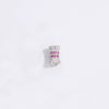 Wholesale Jewelry 925 Silver Set With Zircon Small Waist Pattern Barrel Beads Spacer Beads Pearl Buckle