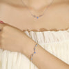 Wholesale Jewelry Silver Small Animal Pattern Electroplated Oshaped Chain Necklace And Bracelet